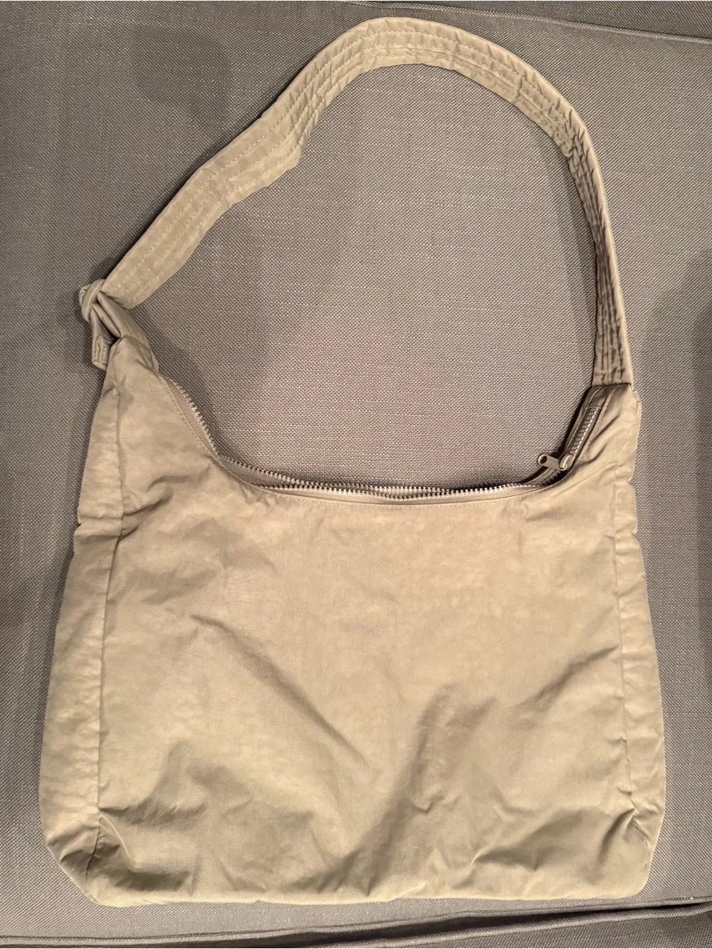 BAGGU Beige Messenger Shoulder Bag
